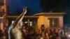Protesta en Caimanera. (Captura de video/Facebook)