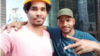 Luis Manuel Otero Alcántara (izq.) y Maykel Osorbo.