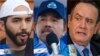 De izquierda a derecha: el presidente de El Salvador, Nayib Bukele, el presidente de Nicaragua, Daniel Ortega y el presidente de Guatemala, Alejandro Giammattei.