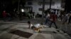 Una protesta el 1ro de octubre de 2022, en El Vedado, La Habana. (AP/Ramón Espinosa).