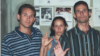 Los opositores Luis Enrique Ferrer García, Ana Belkis Ferrer García y José Daniel Ferrer García antes de la Primavera Negra de 2003.