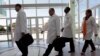 Médicos cubanos en Brasilia, capital de Brasil.
(AP Photo/Eraldo Peres, File).