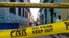 Una cinta amarilla de la policía prohíbe el paso a un barrio de La Habana. (Yamil Lage/AFP/Archivo)