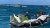 Estos cinco cubanos navegaron durante 16 días en una balsa improvisada hasta llegar a costas de EEUU. (Foto: Distrito 7 de la Guardia Costera)