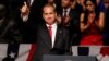 El representante republicano de la Florida Mario Díaz-Balart, durante un acto con el presidente Donald Trump en Miami, en junio del 2017.