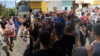 Imágenes de las protestas en San Antonio de los Baños.