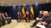 El presidente de EE.UU. Donal Trumpo y su homólogo colombiano, Iván Duque