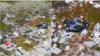 Fotos tomadas desde el helicóptero de la guardia costera que rescató a los tres náufragos cubanos. Publicado por @USCGSoutheast