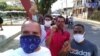 Activistas del Movimiento Opositores por una Nueva República (MONR). Foto de Facebook de José Díaz Silva