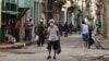 Vista de las calles de La Habana durante la pandemia.
