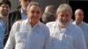 Raúl Castro despide a Lula en el aeropuerto José Martí de La Habana, el 2 de junio de 2011.