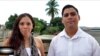 Carlos Amel Oliva y Katerine Mojena. (Foto tomada de sus perfiles de Facebook)