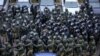 Fuerzas militares se enfrentan a manifestantes en Bielorrusia el 15 de noviembre de 2020