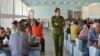 Hora de la visita familiar en una prisión cubana. (Adalberto Roque/AFP/Archivo)