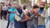 Imagen de la detención del cubano nacionalizado alemán Luis Frómeta Compte (12.7.2021).