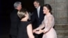 Los Reyes de España reciben al Miguel Díaz Canel y su esposa Lis Cuesta en la cena de retribución ofrecida en el Palacio de los Capitanes Generales.