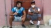 Los raperos cubanos Denis Solís y Maykel "El Osorbo". (Tomada de Facebook de Denis Solís)