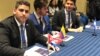 Félix Llerena participó por Cuba en el foro sobre juventud y democracia. Foto de Michelle Sagué.