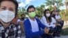 Activistas acompañaron a la familia de Andy García Lorenzo a la cárcel de Guamajal, adonde, presuntamente, se encuentra, pero no les dejaron verlo. (Foto: Twitter)