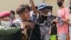 Arresto de un menor durante las protestas del 11 de julio en Cuba. (Captura de video/Amnistía Internacional)