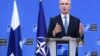 Secretario General de la OTAN Jens Stoltenberg durante una rueda de Prensa en Bruselas, Bélgica