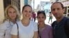 Periodistas independientes de La Hora de Cuba: (der. a izq.): Henry Constantín, Inalkis Rodríguez, Iris Mariño y Sol García Basulto. (Facebook, HC).