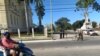 Tribunal Provincial de Villa Clara, acordonado por la policía. (Foto: Facebook)