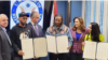 Integrantes de Patria y Vida reciben Record de la canción en el Congreso de EE.UU